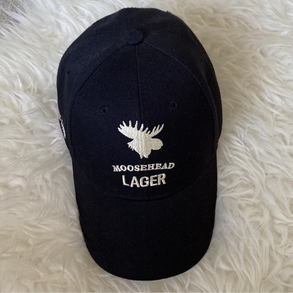 Moosehead Lager Hat + NWT Original Austin Texas Navy Unisex Adjustable Hat - Picture 5 of 16